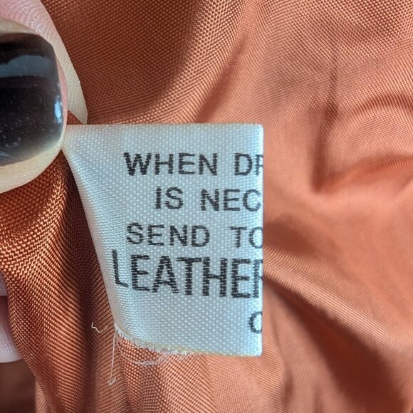 Retro Leather Trench Coat Size 10 - Picture 3 of 6